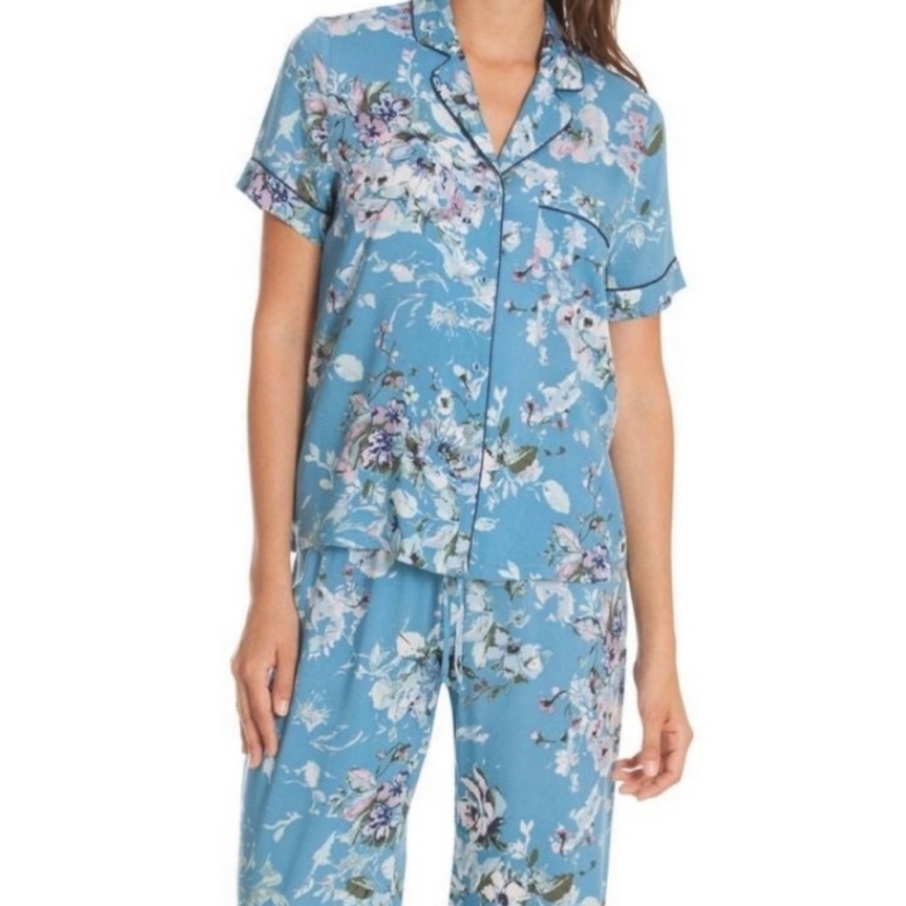 In Bloom Floral Pajamas Set Top+Pants XL Brand new